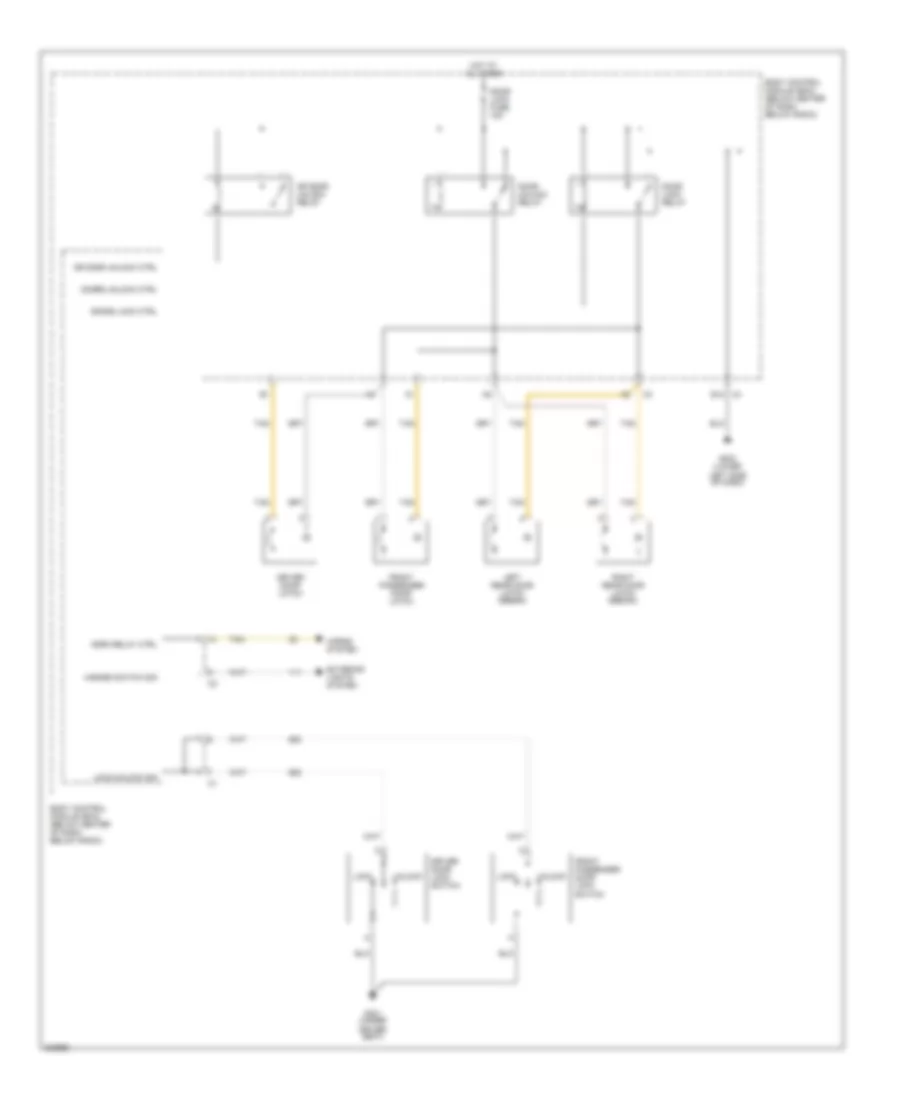 Power Door Locks Wiring Diagram (2 of 2) for Chevrolet Cobalt LS 2005