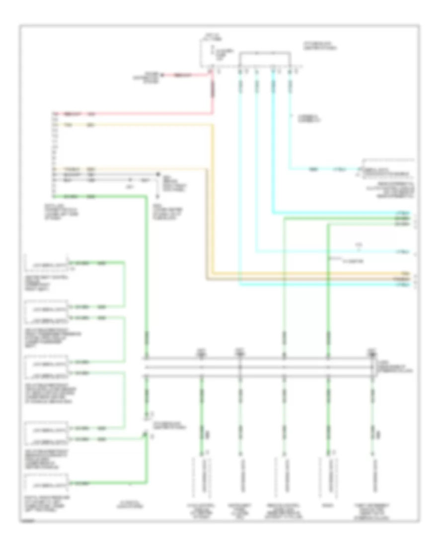 Computer Data Lines Wiring Diagram 1 of 2 for Chevrolet Equinox LS 2009