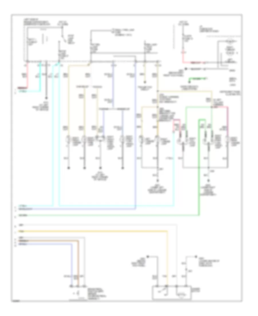 Exterior Lamps Wiring Diagram (2 of 2) for Chevrolet Equinox LS 2009