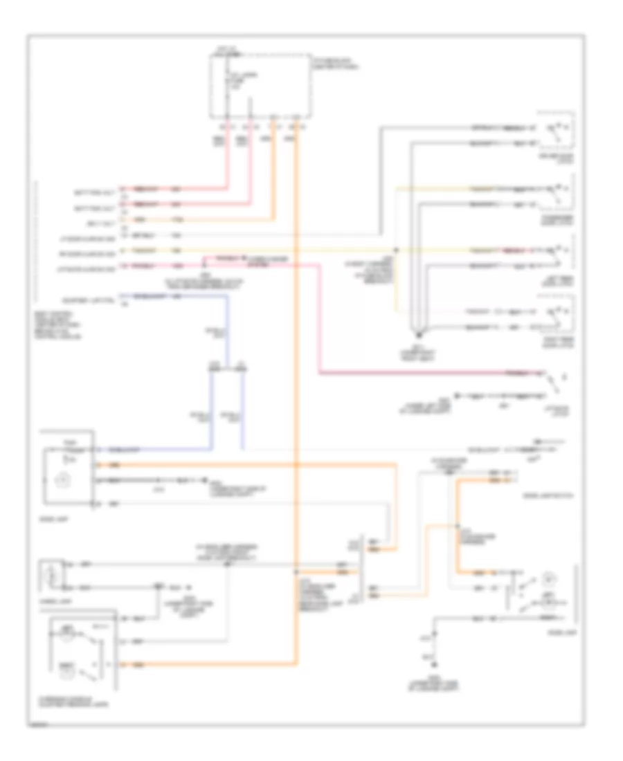 Courtesy Lamps Wiring Diagram for Chevrolet Equinox LS 2009