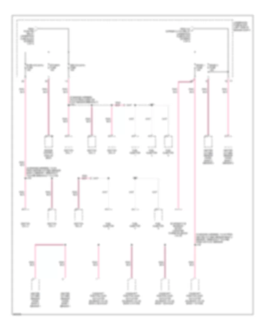 Power Distribution Wiring Diagram 4 of 4 for Chevrolet Equinox LS 2009