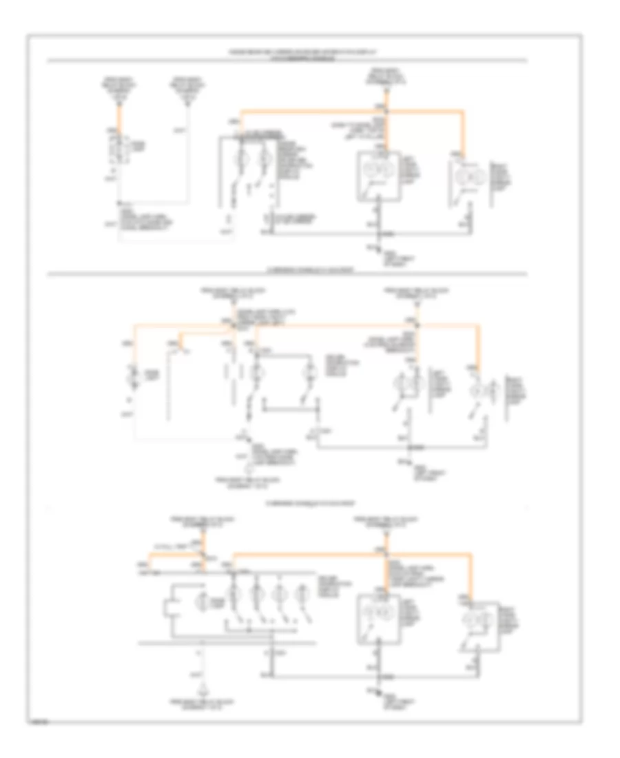 Courtesy Lamps Wiring Diagram 2 of 2 for Chevrolet Blazer 2003
