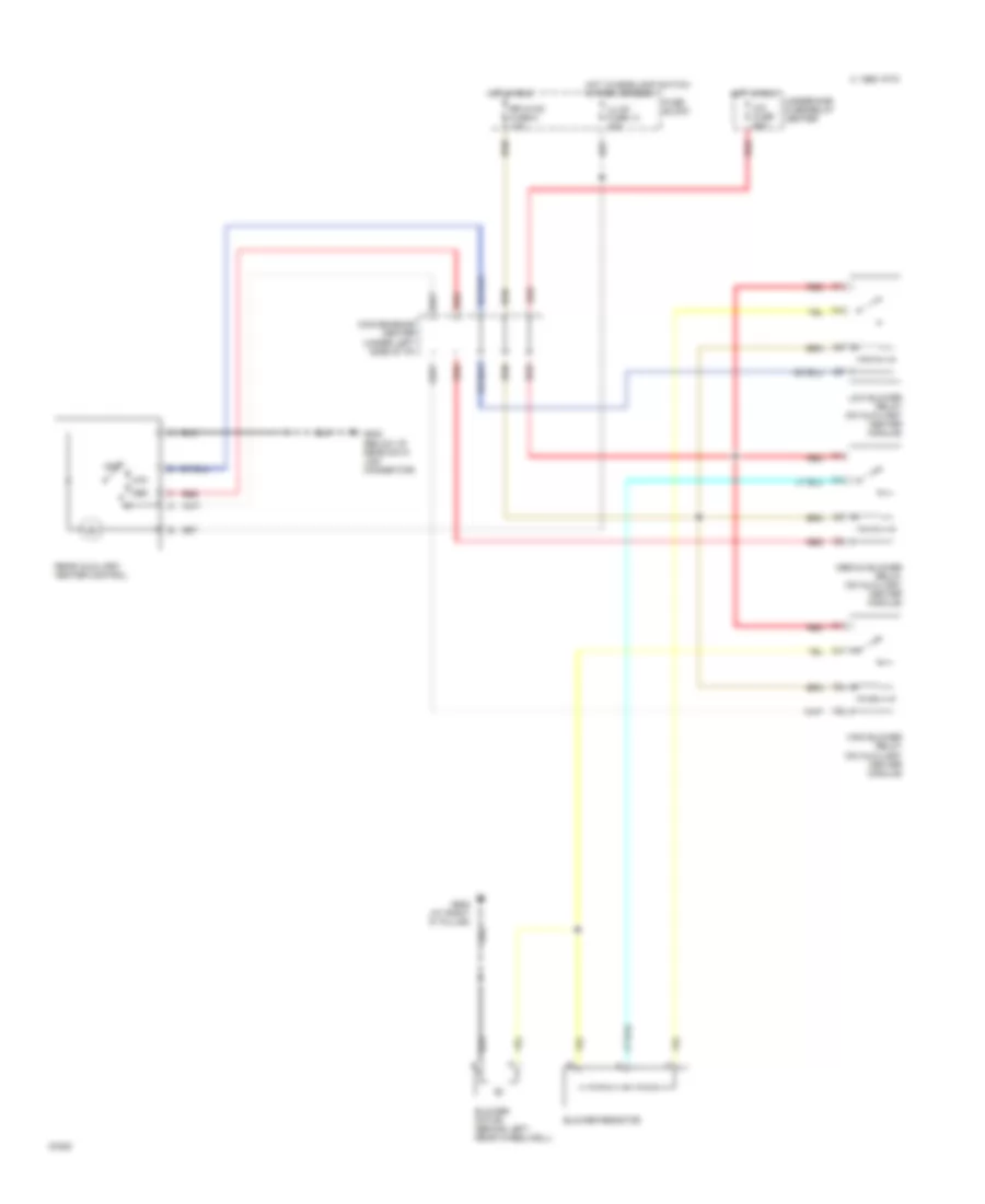 Auxiliary Heater Wiring Diagram for Chevrolet Suburban C1500 1995