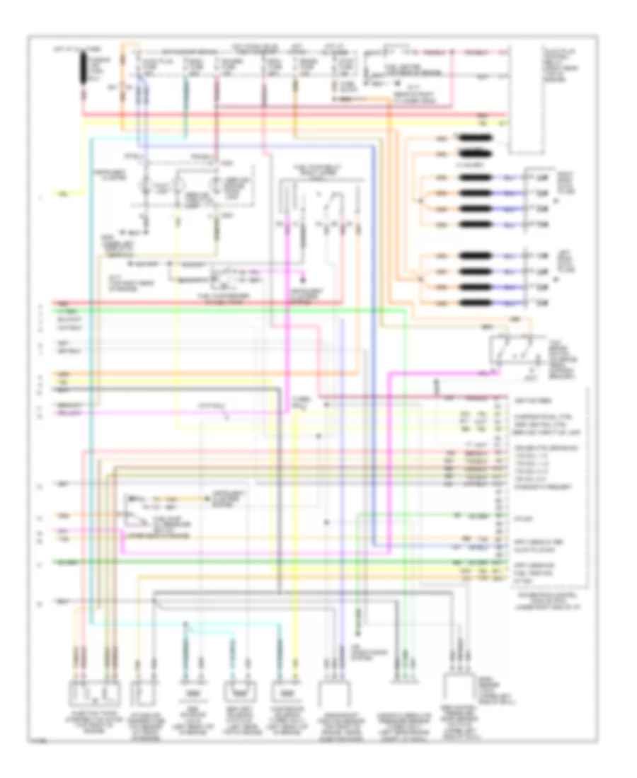 6.5L (VIN F), Engine Performance Wiring Diagrams, 4L80-E AT (2 of 2) for Chevrolet Suburban C1500 1995