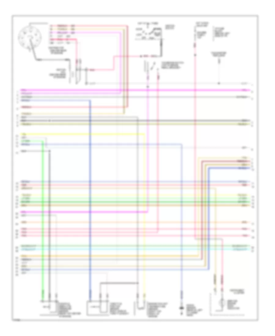 7.4L (VIN N), Engine Performance Wiring Diagrams, AT (2 of 3) for Chevrolet Suburban C1500 1995