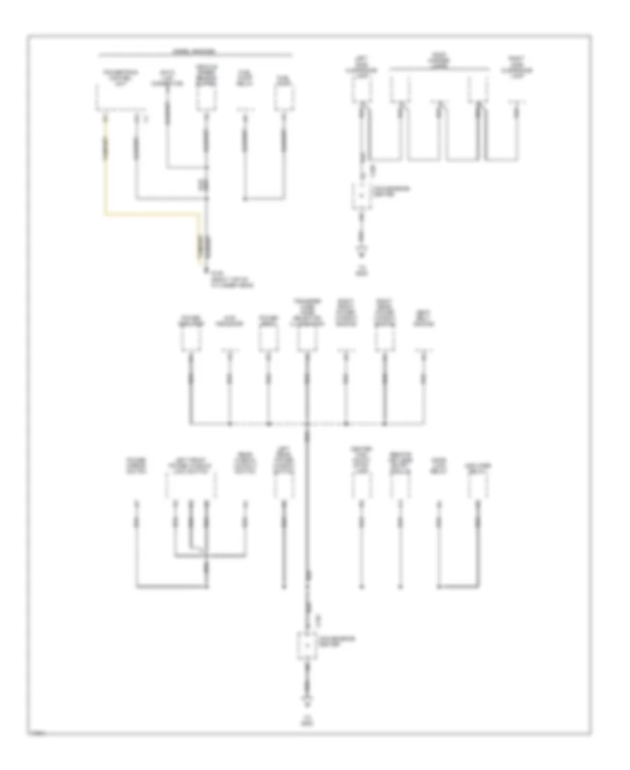 Ground Distribution Wiring Diagram 3 of 4 for Chevrolet Suburban C1995 1500