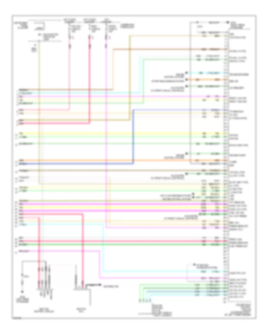 4.3L VIN X, Engine Performance Wiring Diagram (5 of 5) for Chevrolet Chevy Express G2500 2006