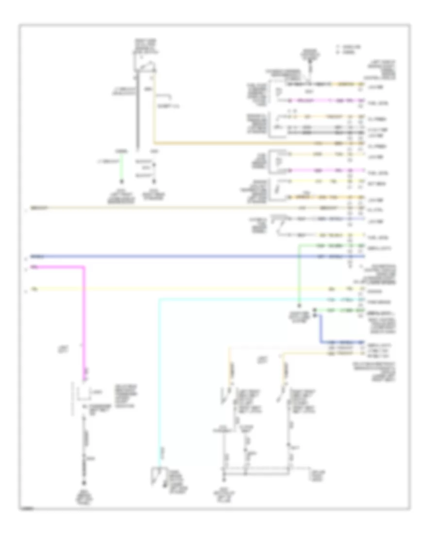 Instrument Cluster Wiring Diagram (2 of 2) for Chevrolet Chevy Express G2500 2006