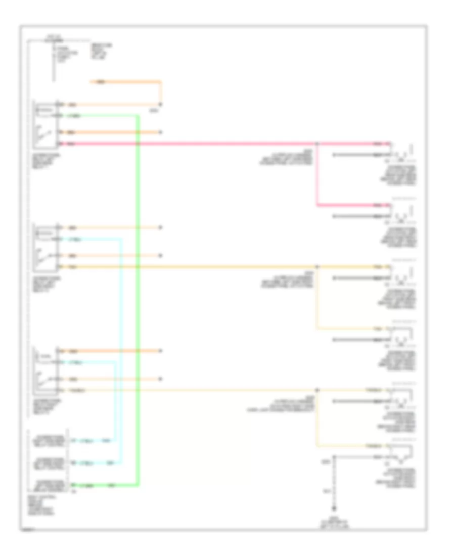 Access Panel Release Wiring Diagram for Chevrolet Chevy Express G2006 2500