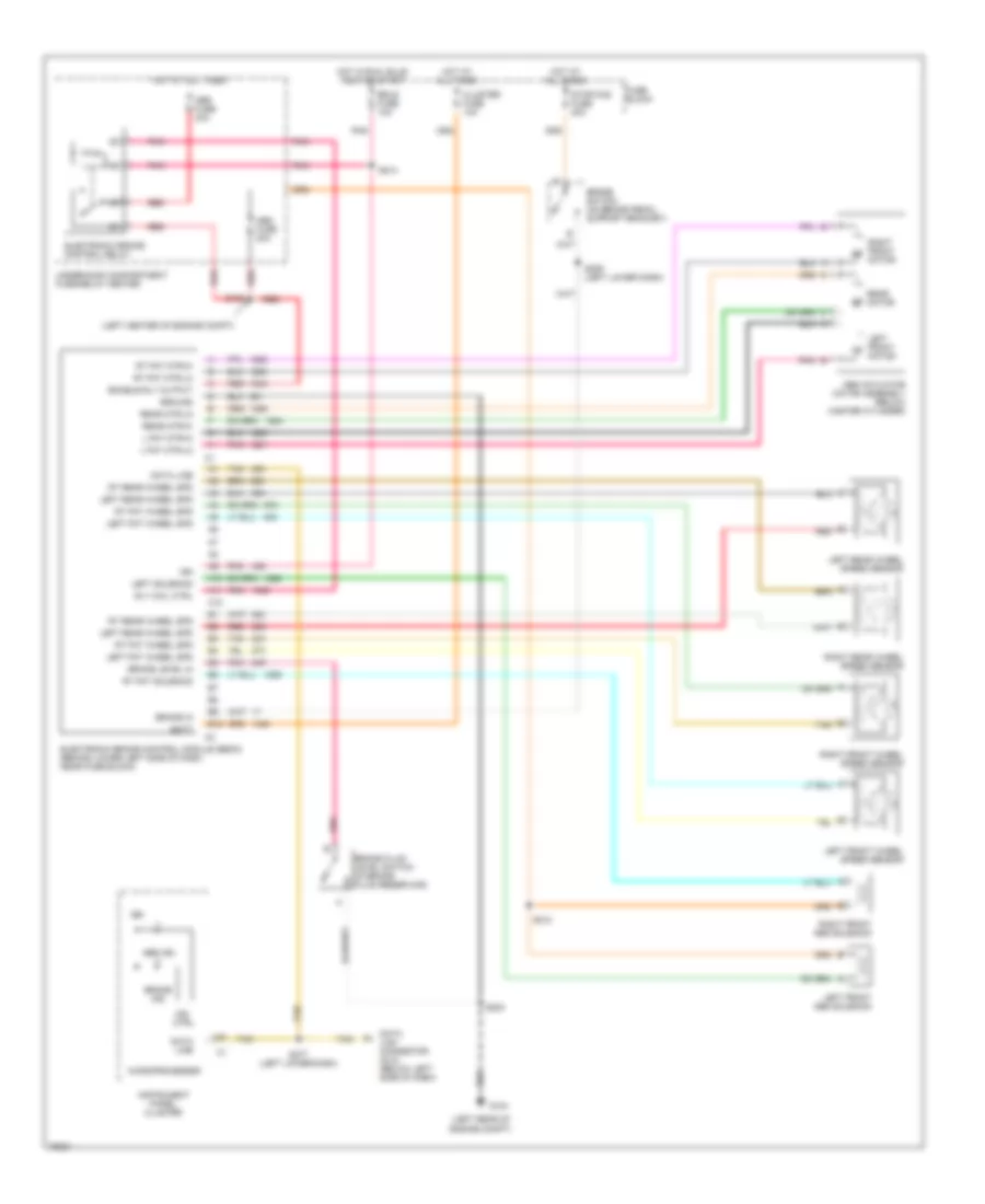 Anti-lock Brake Wiring Diagrams for Chevrolet Cavalier LS 1998