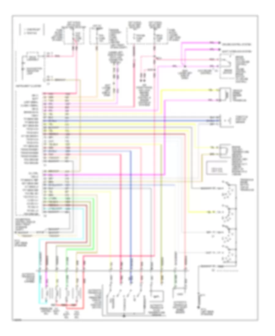 2 2L VIN 4 4 Speed A T Wiring Diagram 4T40 E for Chevrolet Cavalier LS 1998