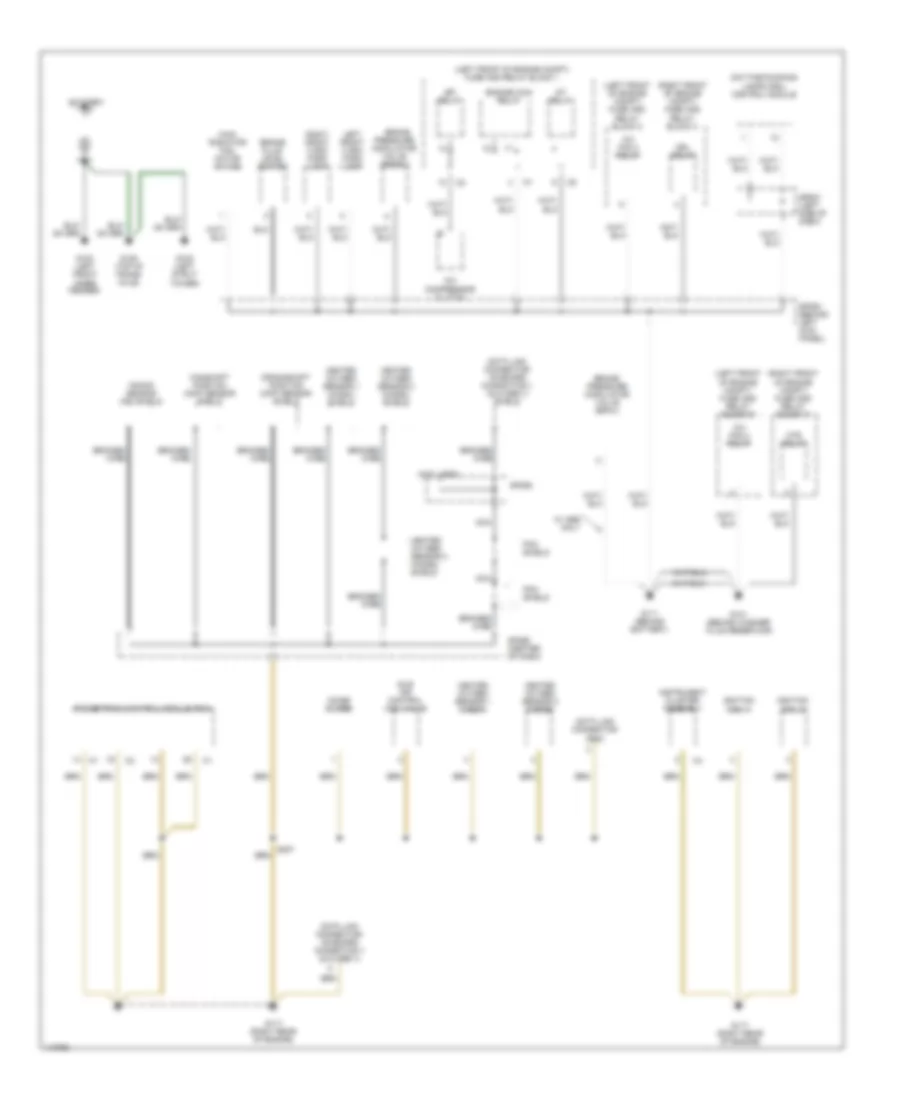 Ground Distribution Wiring Diagram 1 of 3 for Chevrolet Prizm LSi 1999