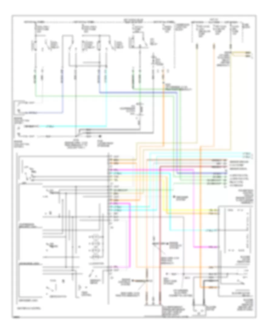 AC Wiring Diagram (1 of 2) for Chevrolet Venture 1998