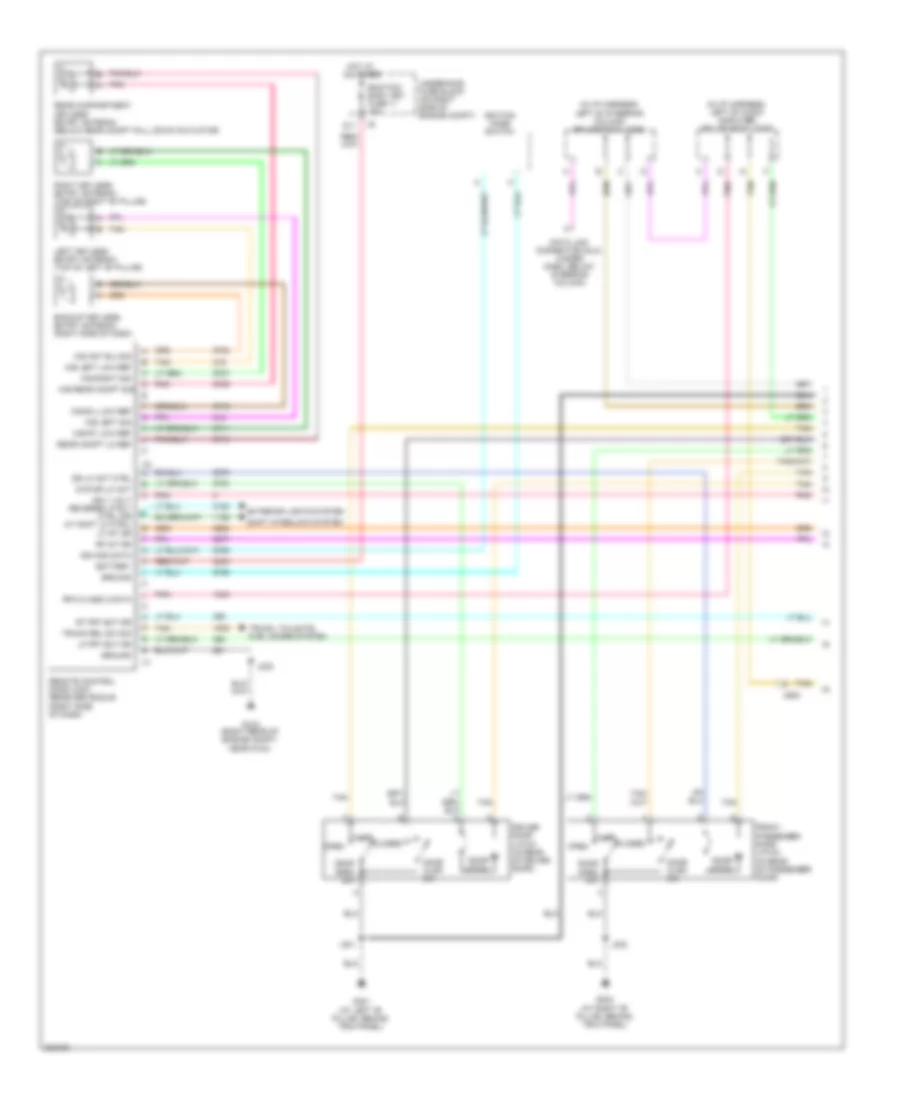 Forced Entry Wiring Diagram 1 of 2 for Chevrolet Corvette ZR 1 2013