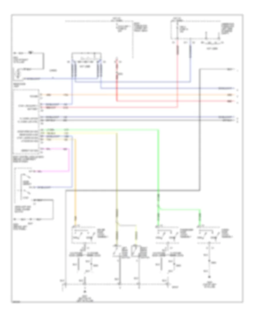 Courtesy Lamps Wiring Diagram without Upfitter Package 1 of 2 for Chevrolet RV Cutaway G2007 3500