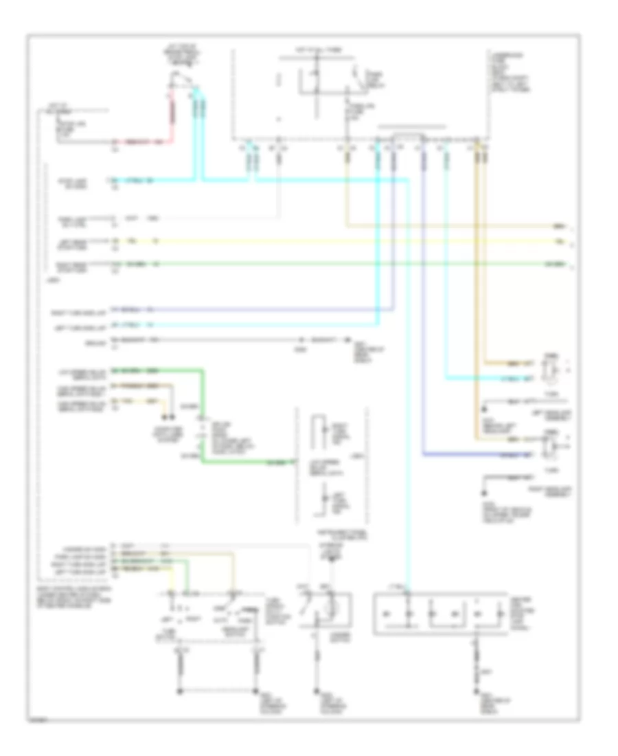 Exterior Lamps Wiring Diagram 1 of 2 for Chevrolet Cobalt SS 2005