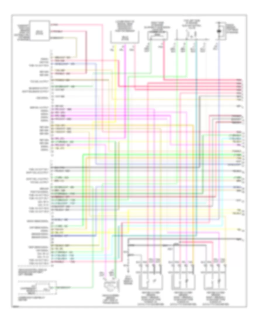 5 0L VIN M Engine Performance Wiring Diagrams 1 of 4 for Chevrolet Chevy Express G1997 1500