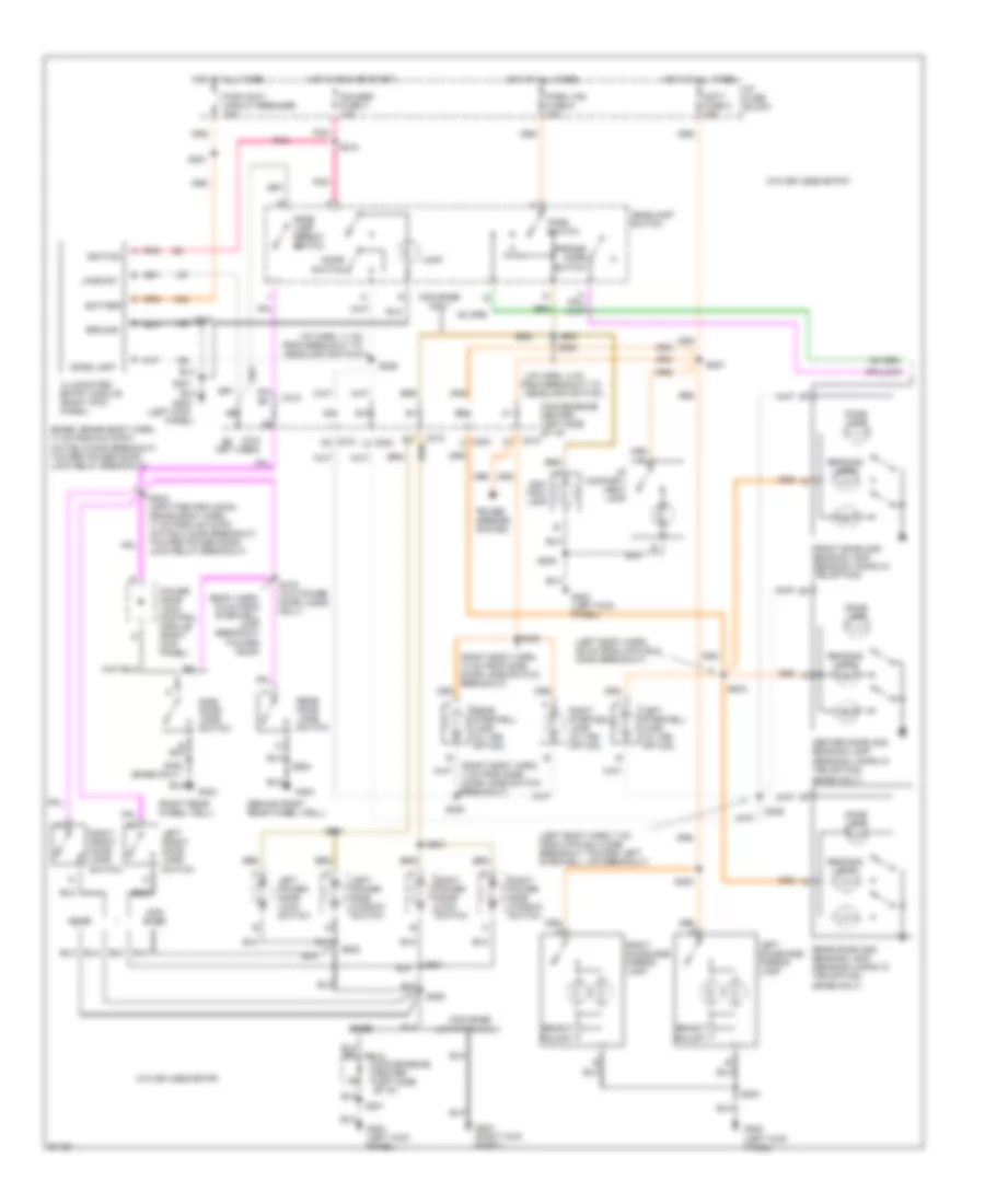 Interior Light Wiring Diagram 1 of 3 for Chevrolet Chevy Express G1997 1500