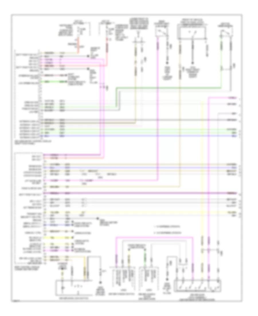 Forced Entry Wiring Diagram with Passive Keyless Entry 1 of 3 for Chevrolet Cruze Eco 2013