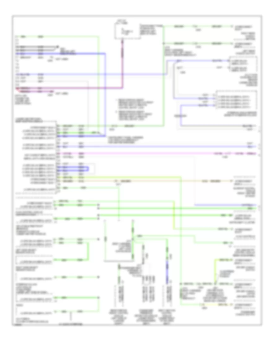 Computer Data Lines Wiring Diagram 1 of 2 for Chevrolet Cruze Eco 2013