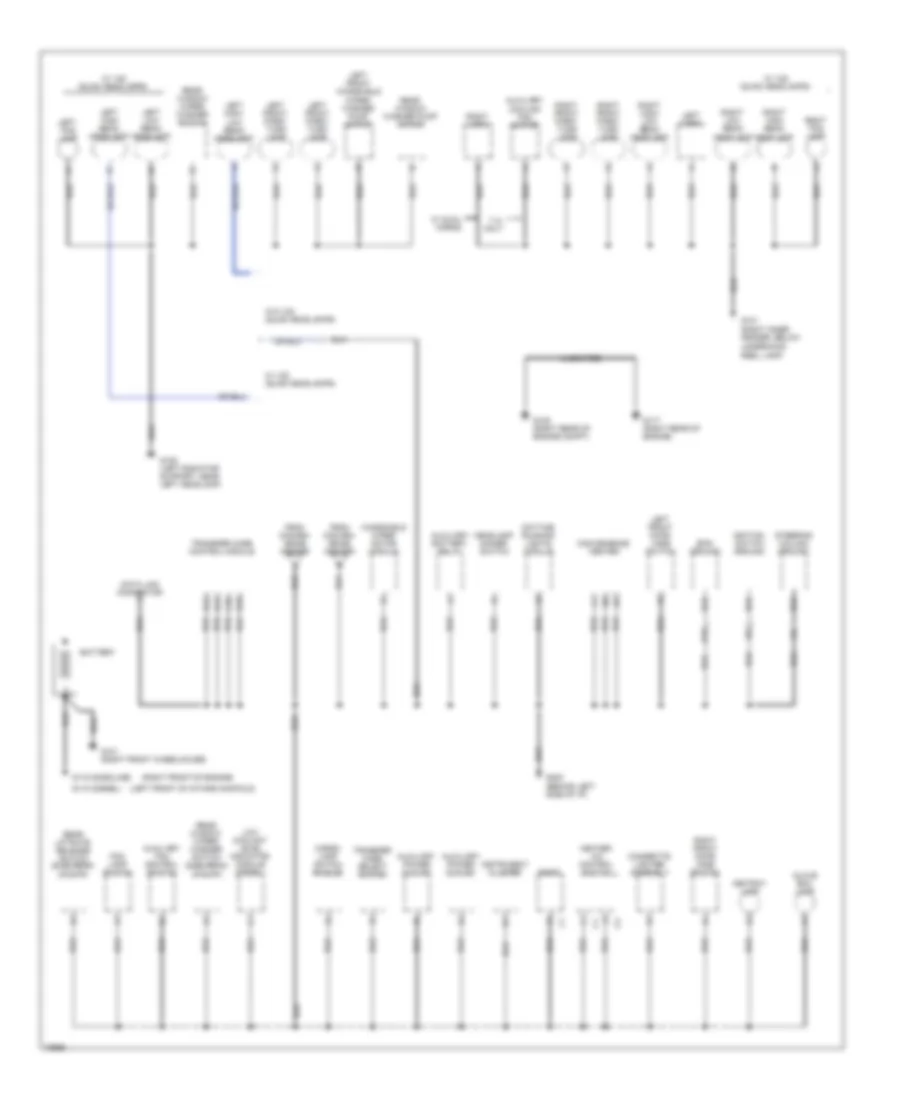 Ground Distribution Wiring Diagram 1 of 4 for Chevrolet Pickup C1996 1500