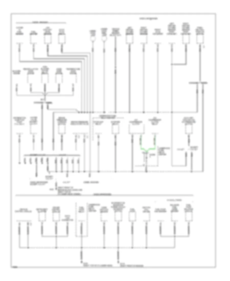 Ground Distribution Wiring Diagram (2 of 4) for Chevrolet Pickup C1500 1996