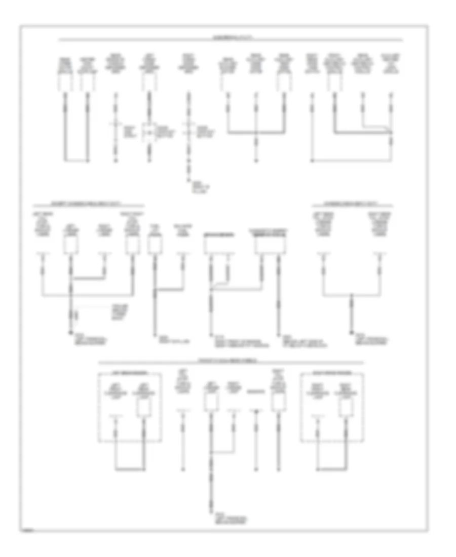 Ground Distribution Wiring Diagram (4 of 4) for Chevrolet Pickup C1500 1996