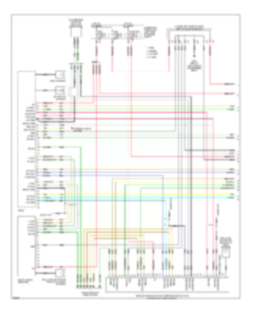 Radio Wiring Diagram, with Y91  without UQA (1 of 3) for Chevrolet Silverado 1500 2007