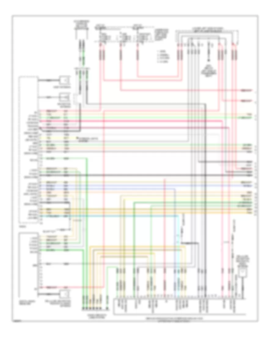 Radio Wiring Diagram, without Y91  with UQA (1 of 3) for Chevrolet Silverado 1500 2007