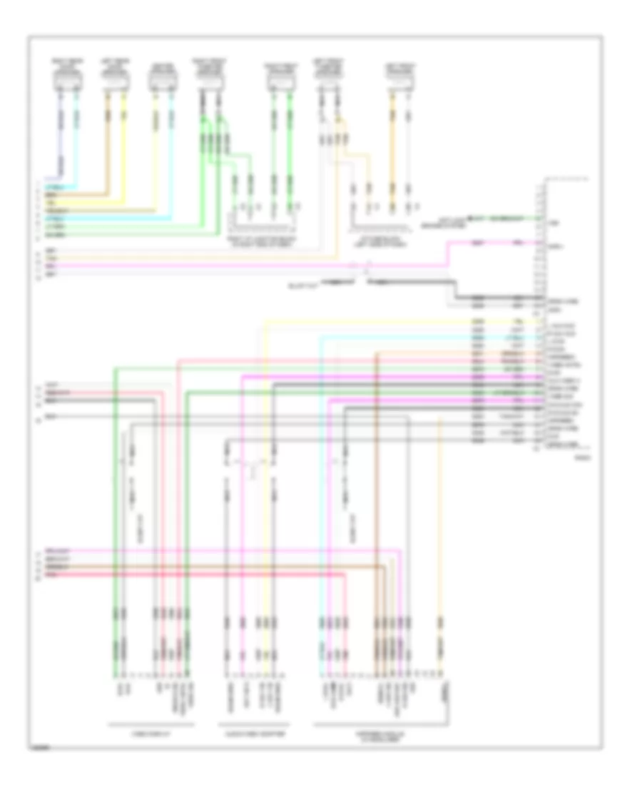 Navigation Wiring Diagram, with Y91  with UQA (3 of 3) for Chevrolet Silverado 1500 2007