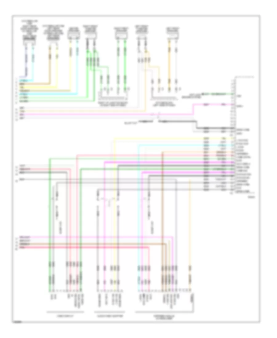 Navigation Wiring Diagram, with Y91  without UQA (3 of 3) for Chevrolet Silverado 1500 2007