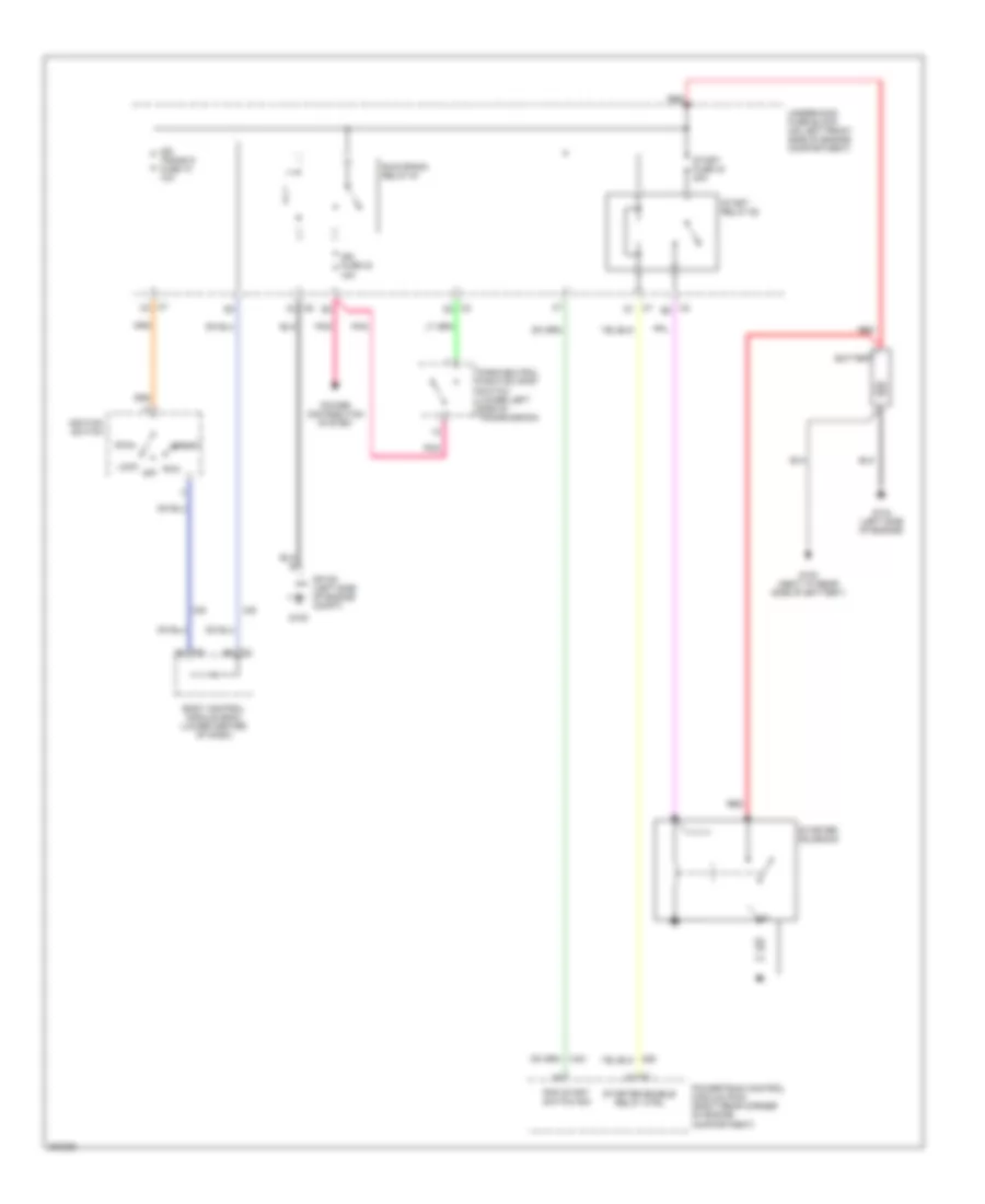 Starting Wiring Diagram, AT for Chevrolet Colorado 2005
