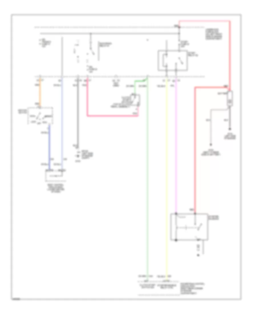 Starting Wiring Diagram, MT for Chevrolet Colorado 2005