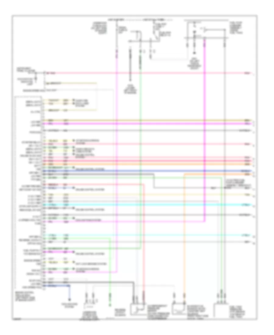 6 0L VIN H Engine Performance Wiring Diagram 1 of 5 for Chevrolet SSR 2006