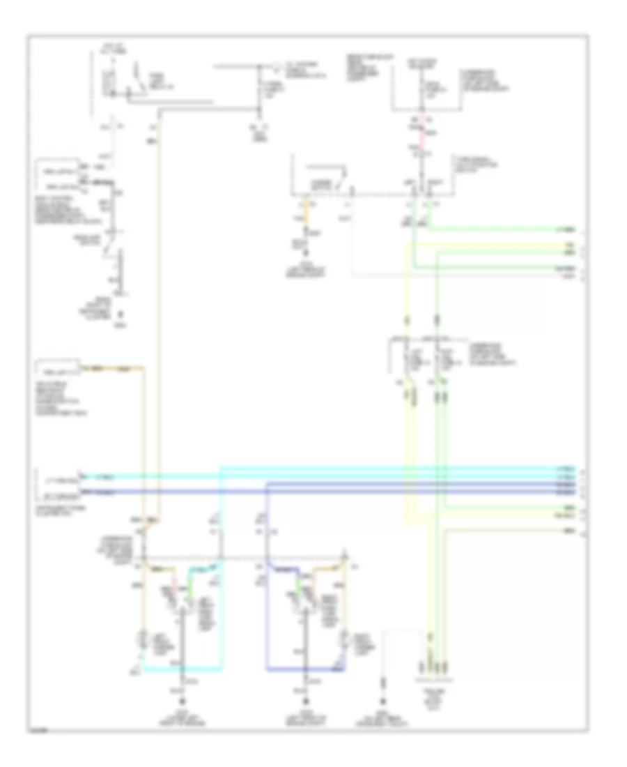 Exterior Lamps Wiring Diagram 1 of 2 for Chevrolet SSR 2006