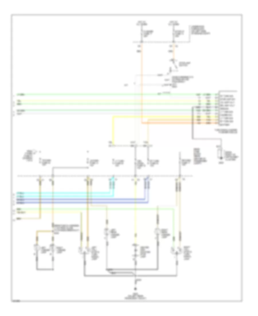 Exterior Lamps Wiring Diagram 2 of 2 for Chevrolet SSR 2006