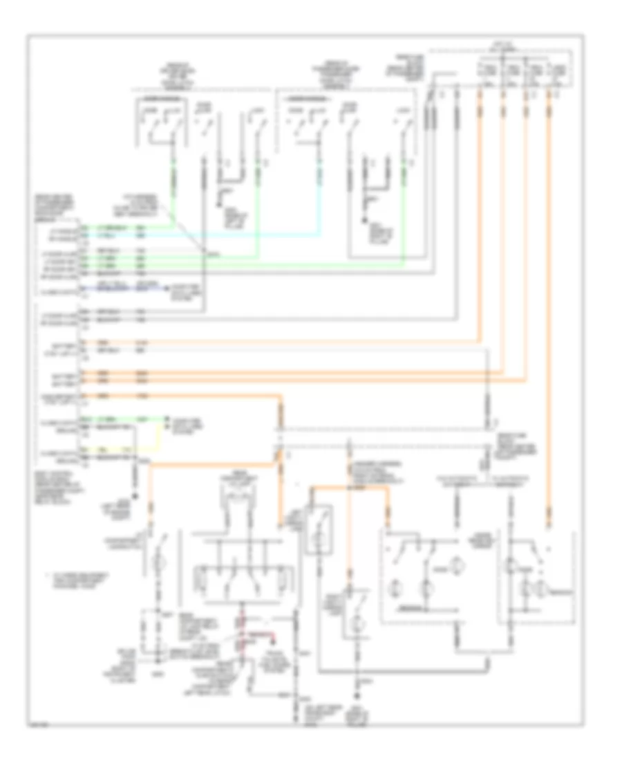 Courtesy Lamps Wiring Diagram for Chevrolet SSR 2006