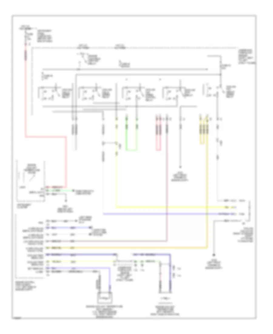 Cooling Fan Wiring Diagram for Chevrolet Cruze LS 2013