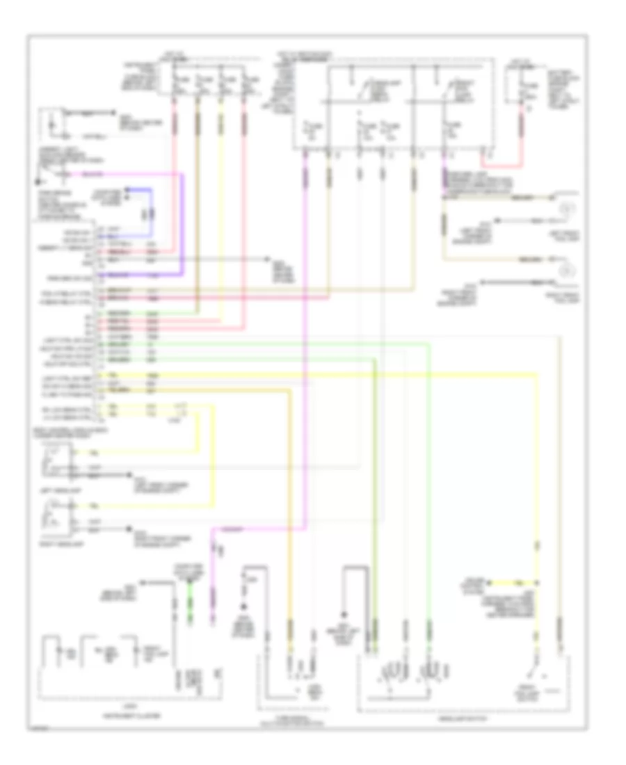 Headlights Wiring Diagram for Chevrolet Cruze LS 2013