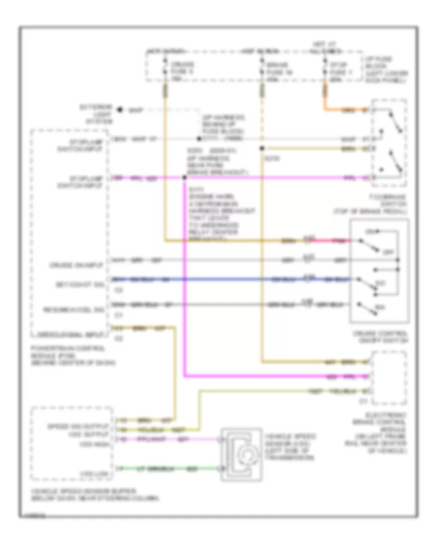 6 5L VIN F Cruise Control Wiring Diagram for Chevrolet RV Cutaway G1999 3500
