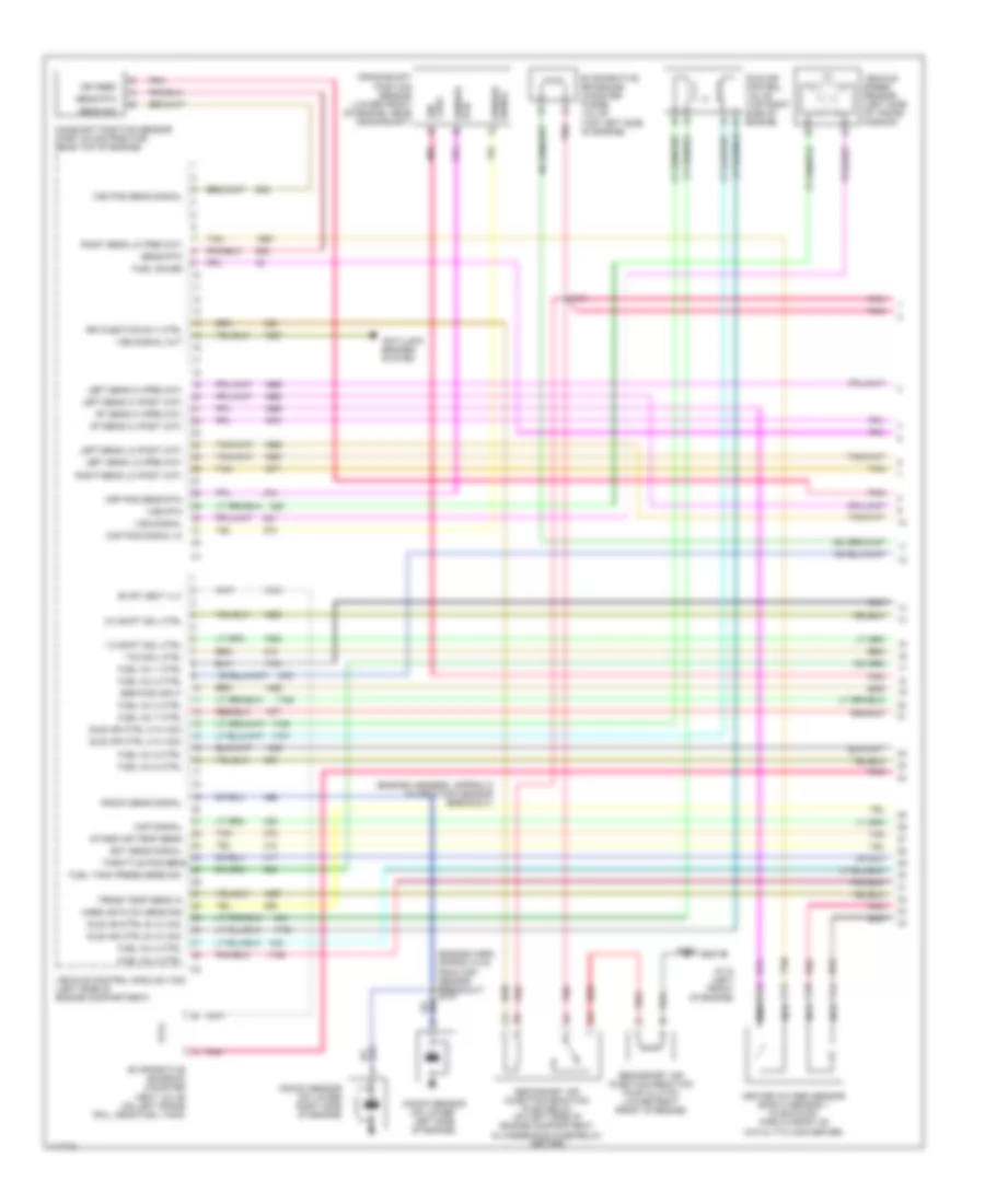 7 4L VIN J Engine Performance Wiring Diagrams 1 of 4 for Chevrolet RV Cutaway G1999 3500