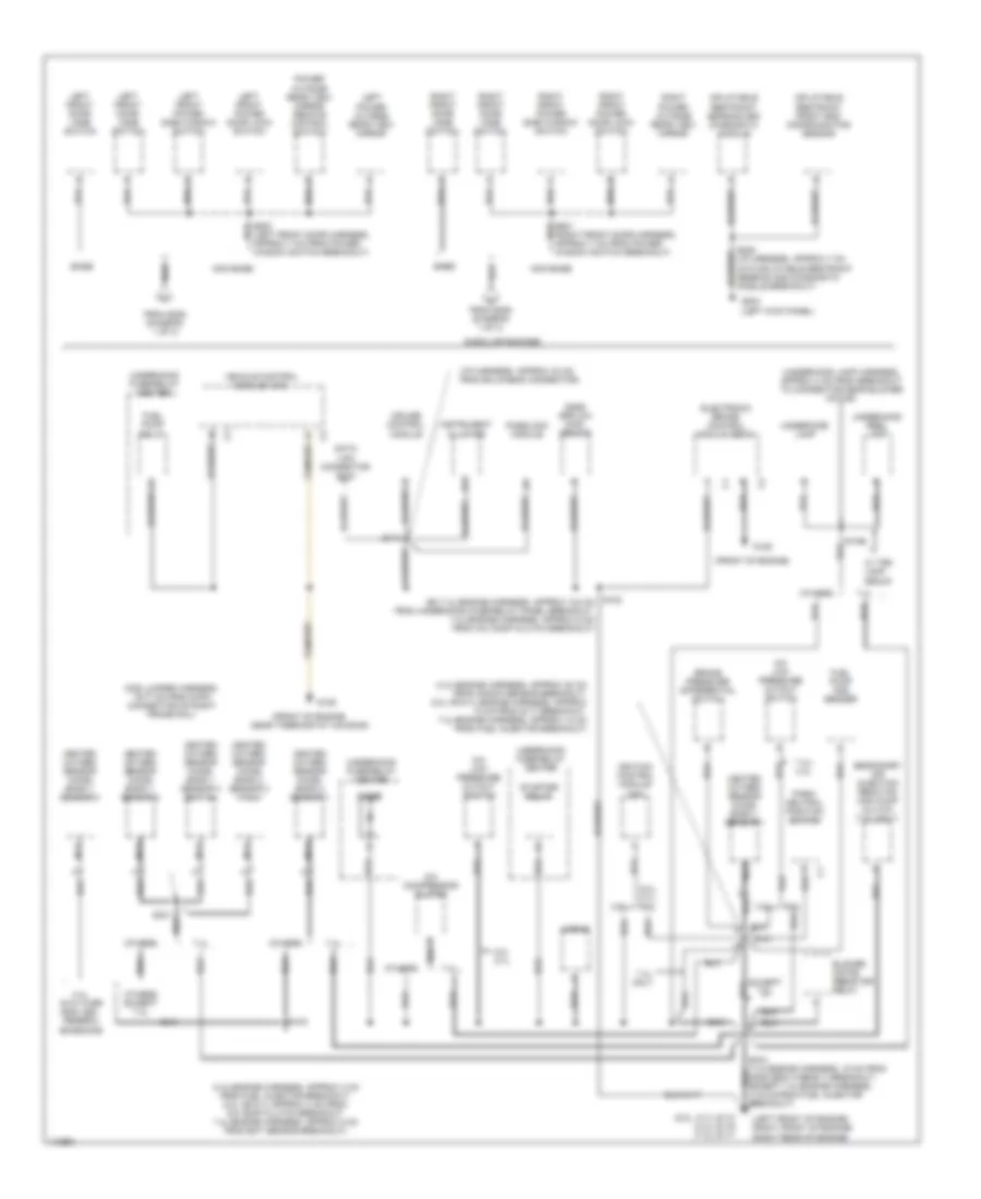 Ground Distribution Wiring Diagram 2 of 3 for Chevrolet RV Cutaway G1999 3500