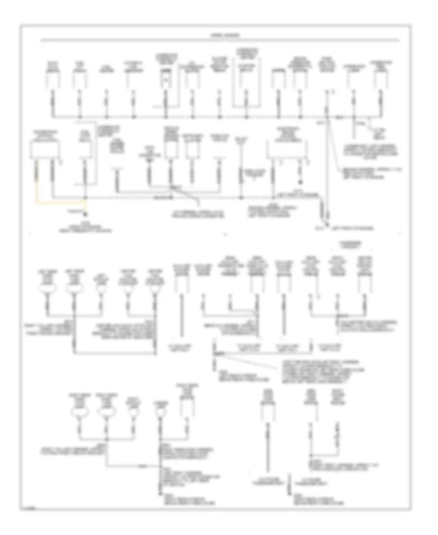 Ground Distribution Wiring Diagram 3 of 3 for Chevrolet RV Cutaway G1999 3500