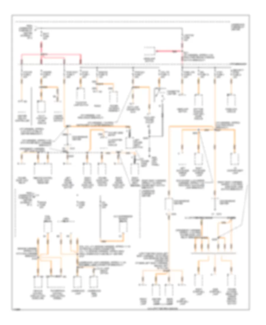 Power Distribution Wiring Diagram 2 of 4 for Chevrolet RV Cutaway G1999 3500