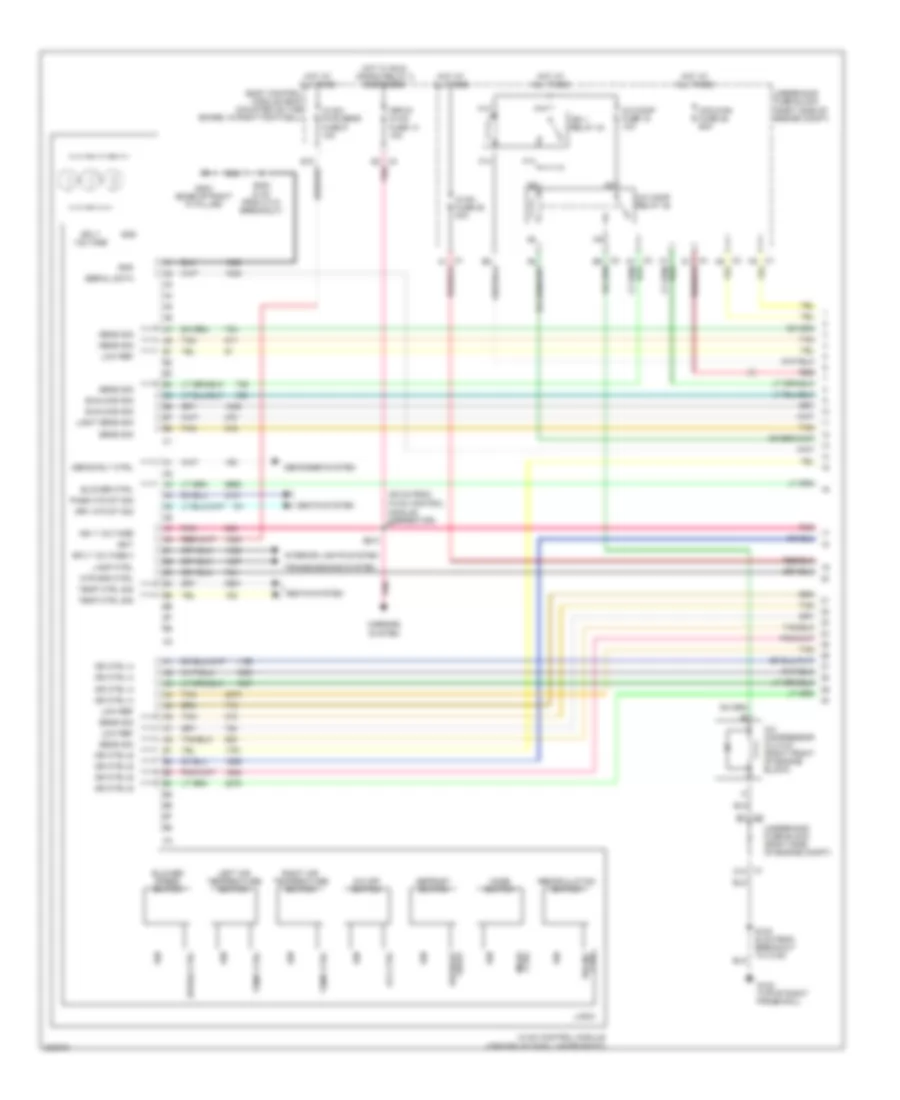 Automatic AC Wiring Diagram (1 of 2) for Chevrolet Corvette 2005