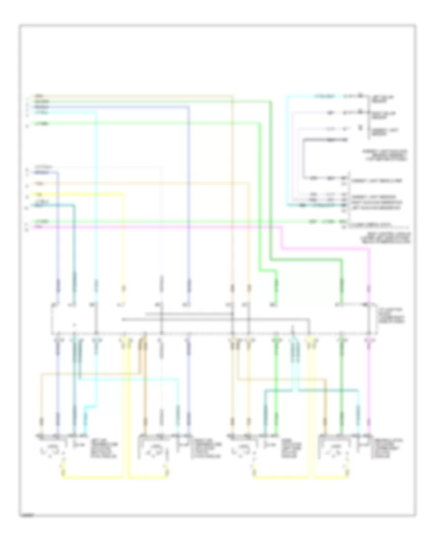 Automatic AC Wiring Diagram, Front AC (2 of 3) for Chevrolet Suburban C1500 2006
