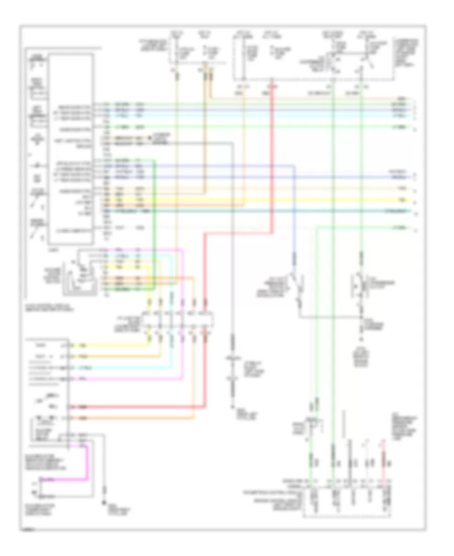 Manual AC Wiring Diagram, Front AC (1 of 3) for Chevrolet Suburban C1500 2006