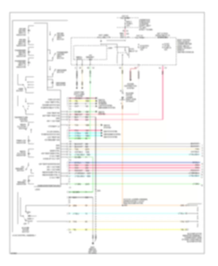Manual AC Wiring Diagram (1 of 2) for Chevrolet HHR LS 2009