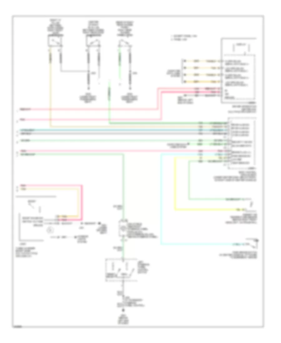 Instrument Cluster Wiring Diagram 2 of 2 for Chevrolet HHR LS 2009