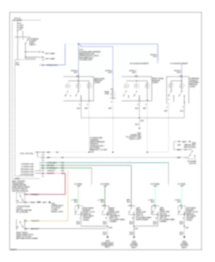 Courtesy Lamps Wiring Diagram for Chevrolet HHR LS 2009